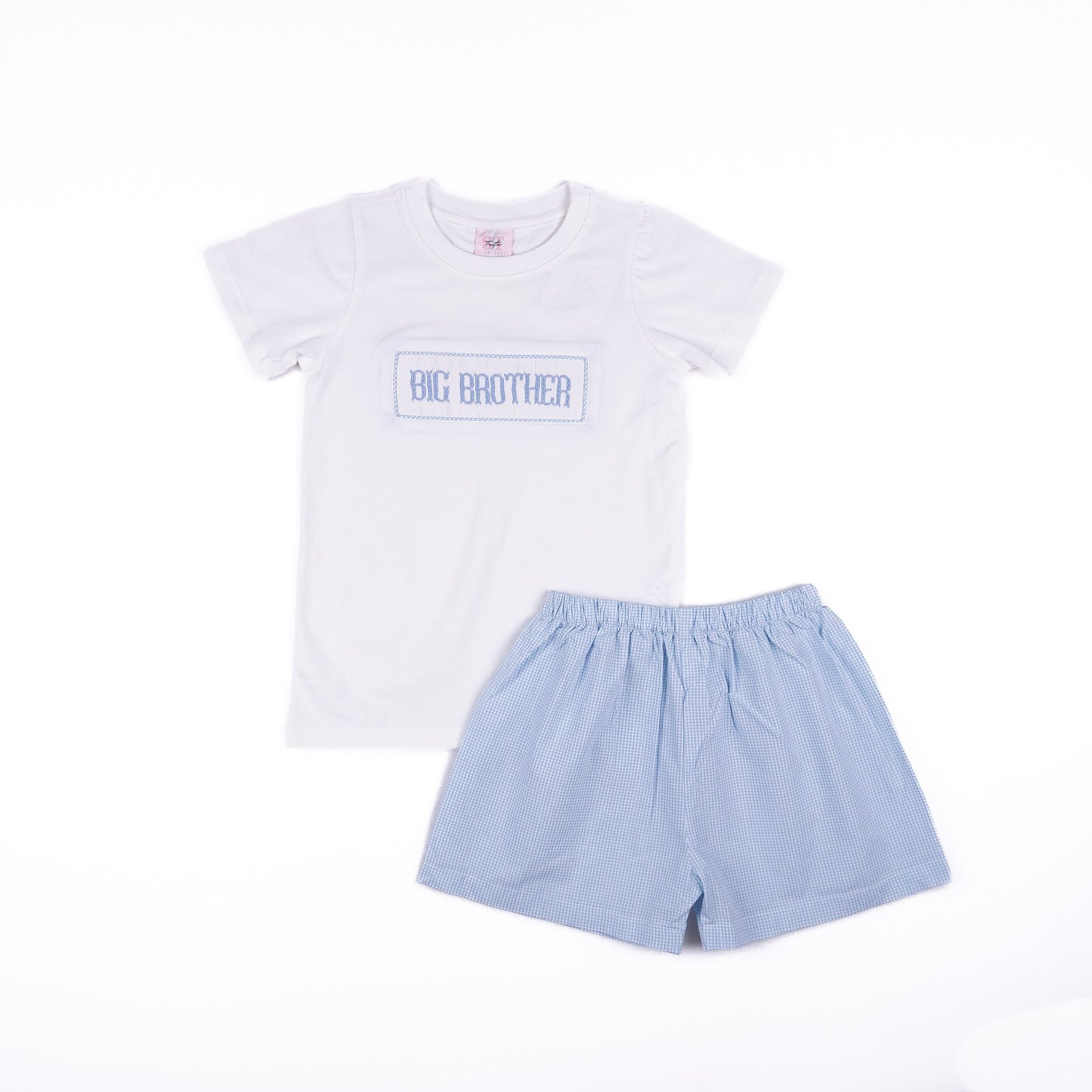 Big Brother Short Set - Blue Gingham SS26