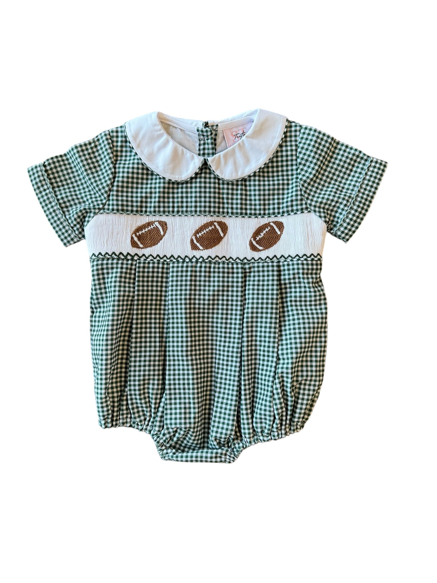 Green Gingham Football - Noah Bubble