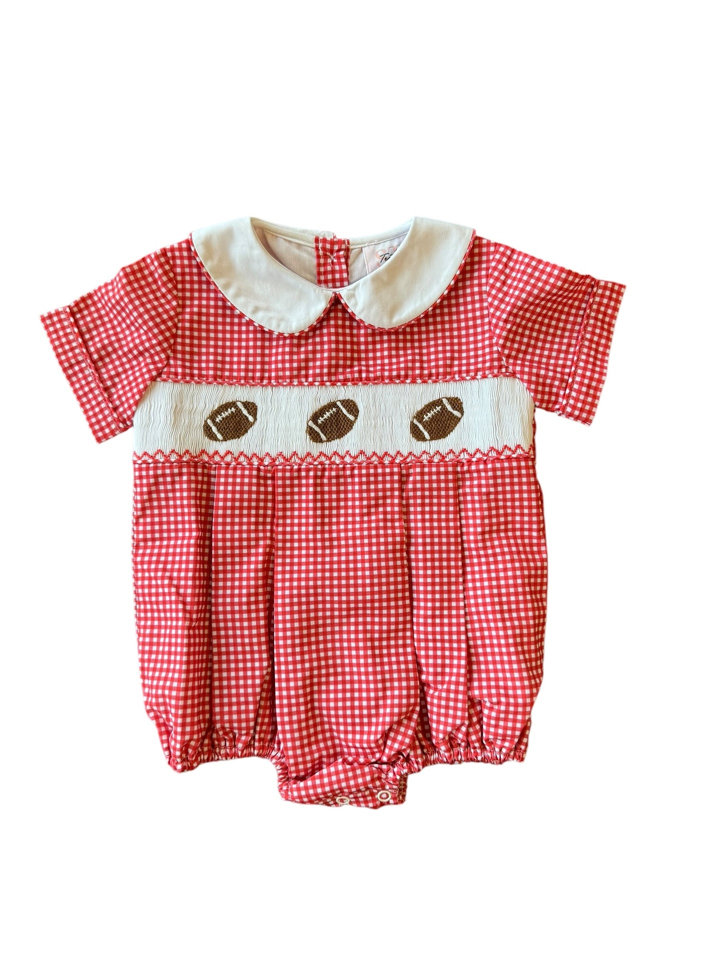 Red Gingham Football - Noah Bubble