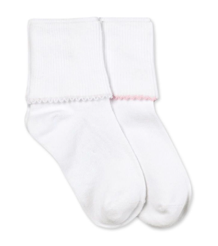 Smooth Toe Turn Cuff Socks
