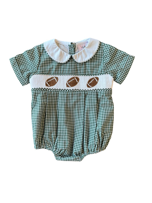 Green Gingham Football - Noah Bubble
