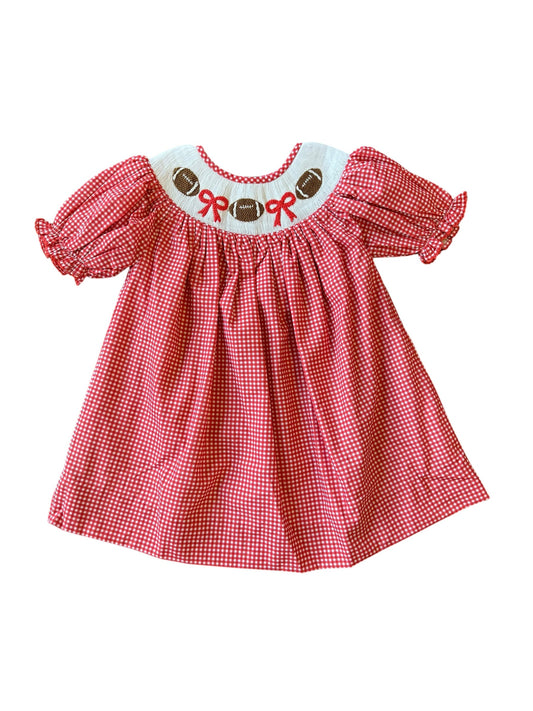 Red Gingham Football  - Kate Dress