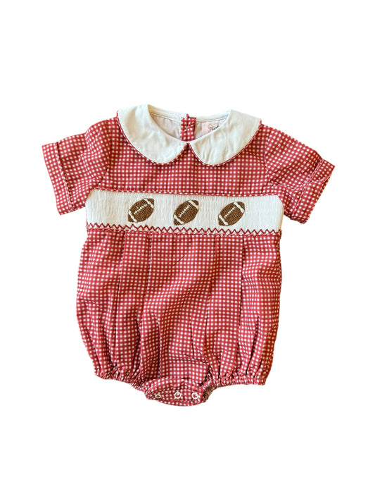 Crimson Gingham Football - Noah Bubble