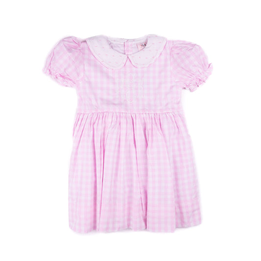 Kylie Dress - Pink Swiss