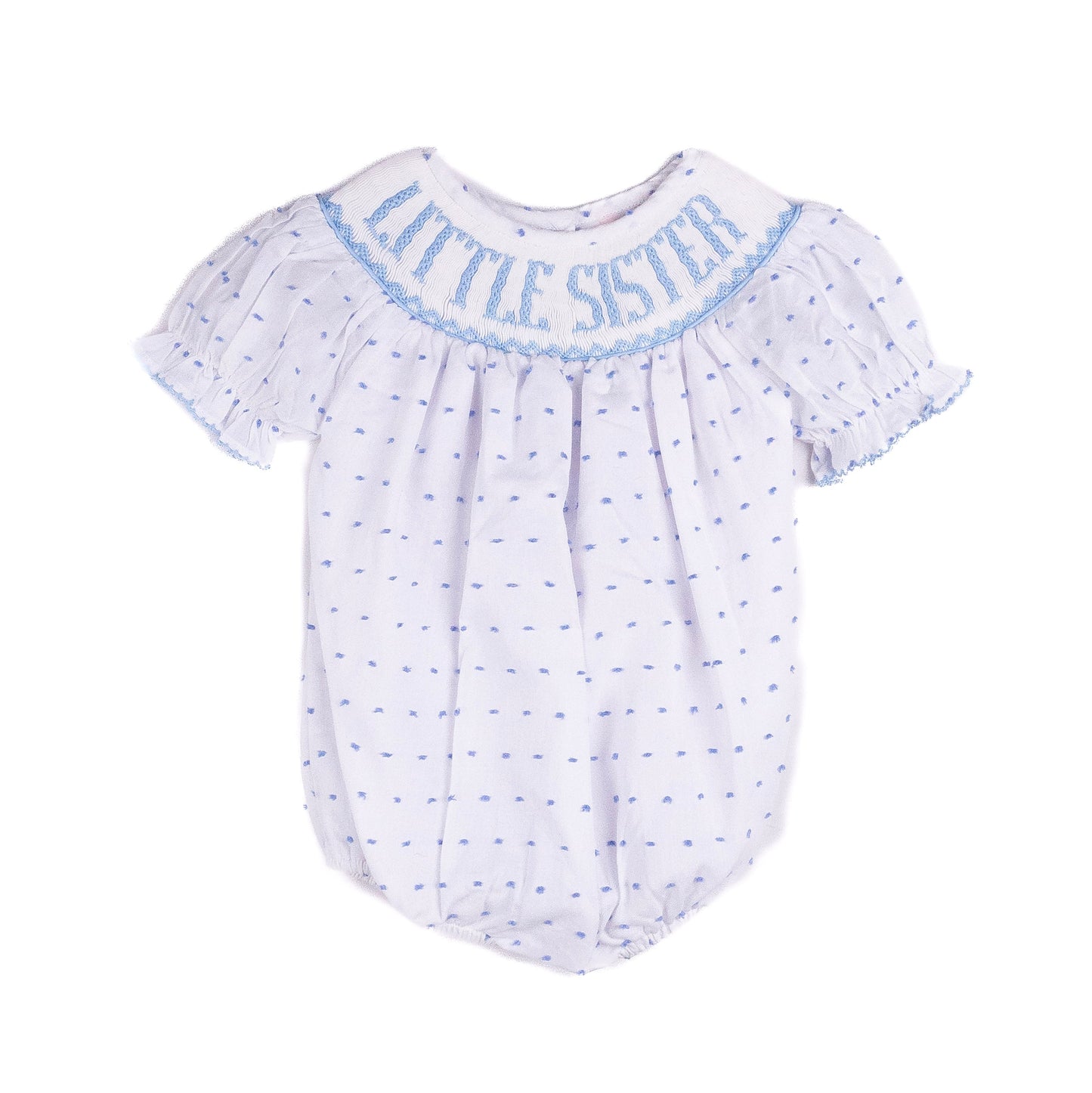 Little Sister Bubble - Blue Swiss