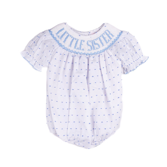 Little Sister Bubble - Blue Swiss