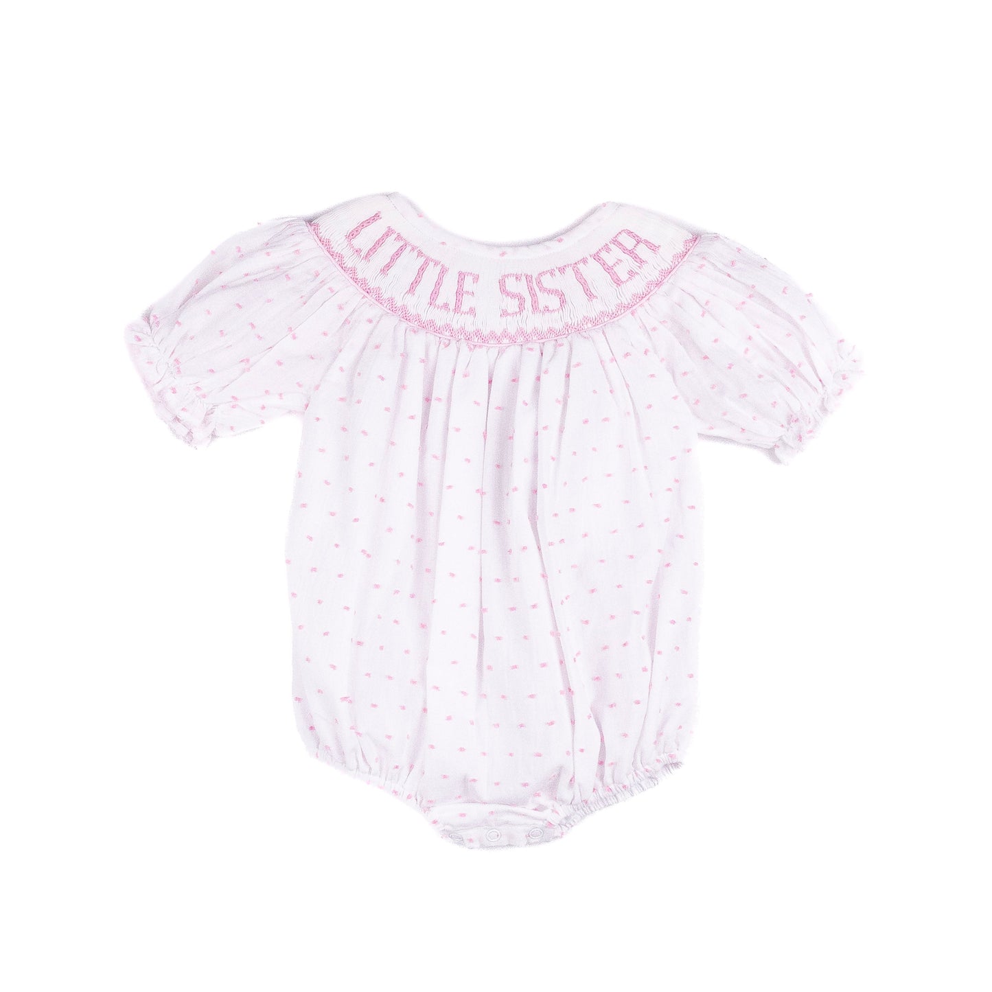 Little Sister Bubble - Pink Swiss