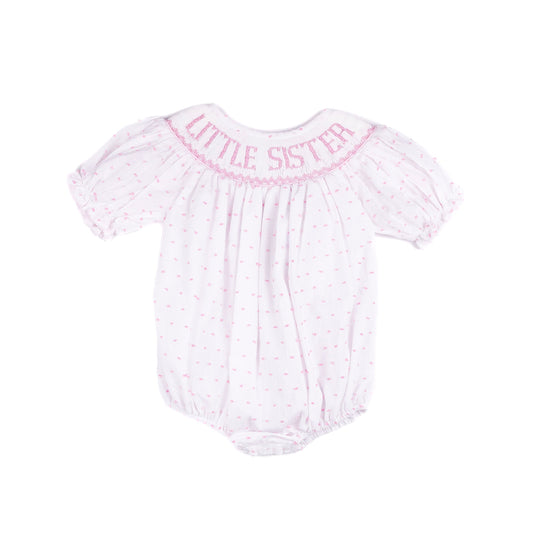 Little Sister Bubble - Pink Swiss