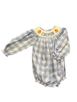 PERSONALIZED GIRL LONG SLEEVE PUMPKIN BUBBLE PRE-ORDER