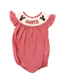 PERSONALIZED REINDEER RUFFLE SLEEVE BUBBLE PRE-ORDER
