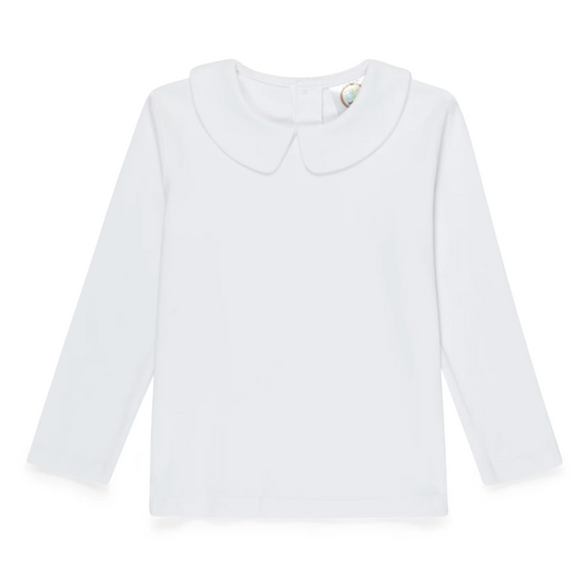 Long Sleeved Peter Pan Collar Tee