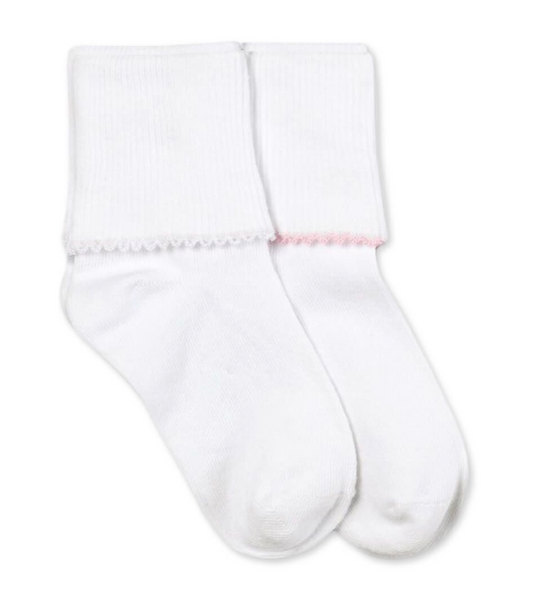 Smooth Toe Turn Cuff Socks