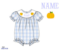PERSONALIZED GIRL  PUMPKIN BUBBLE PRE-ORDER