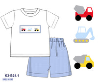 Handy Man - Industrial Short/tee set blue