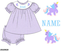 PERSONALIZED UNICORN BISHOP DIAPER SET PRE-ORDER