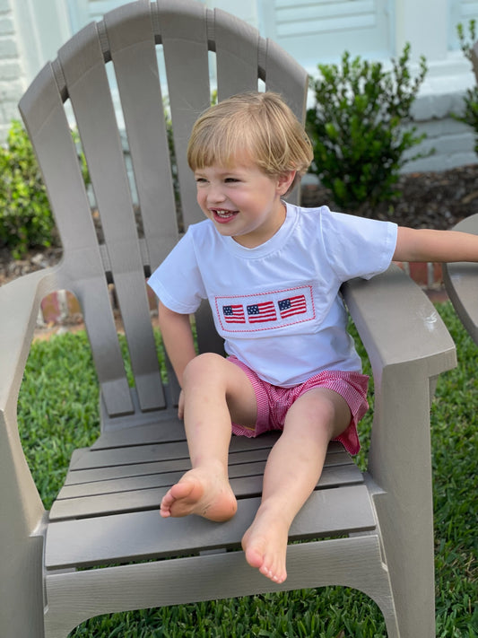 American Flag Short Set