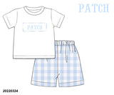PATCH TEE/SHORT SET PRE-ORDER