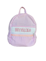PINK GINGHAM BACKPACK
