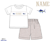 PERSONALIZED MARLIN TEE/SHORT SET PRE-ORDER