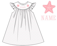PERSONALIZED STARFISH DRESS PRE-ORDER