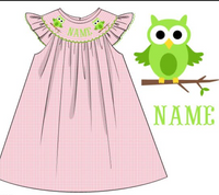 PERSONALIZED FROG DRESS PRE-ORDER