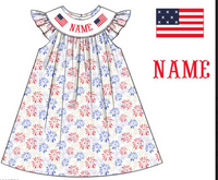 PERSONALIZED FIREWORKS DRESS PRE-ORDER