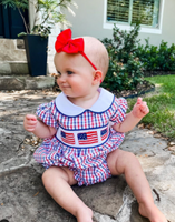 American Flag Bubble - girl