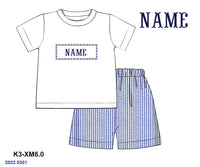 PERSONALIZED GEORGE TEE/SHORT SET PRE-ORDER