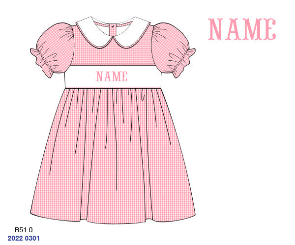 PERSONALIZED HAILEY BISHOP DRESS PRE-ORDER